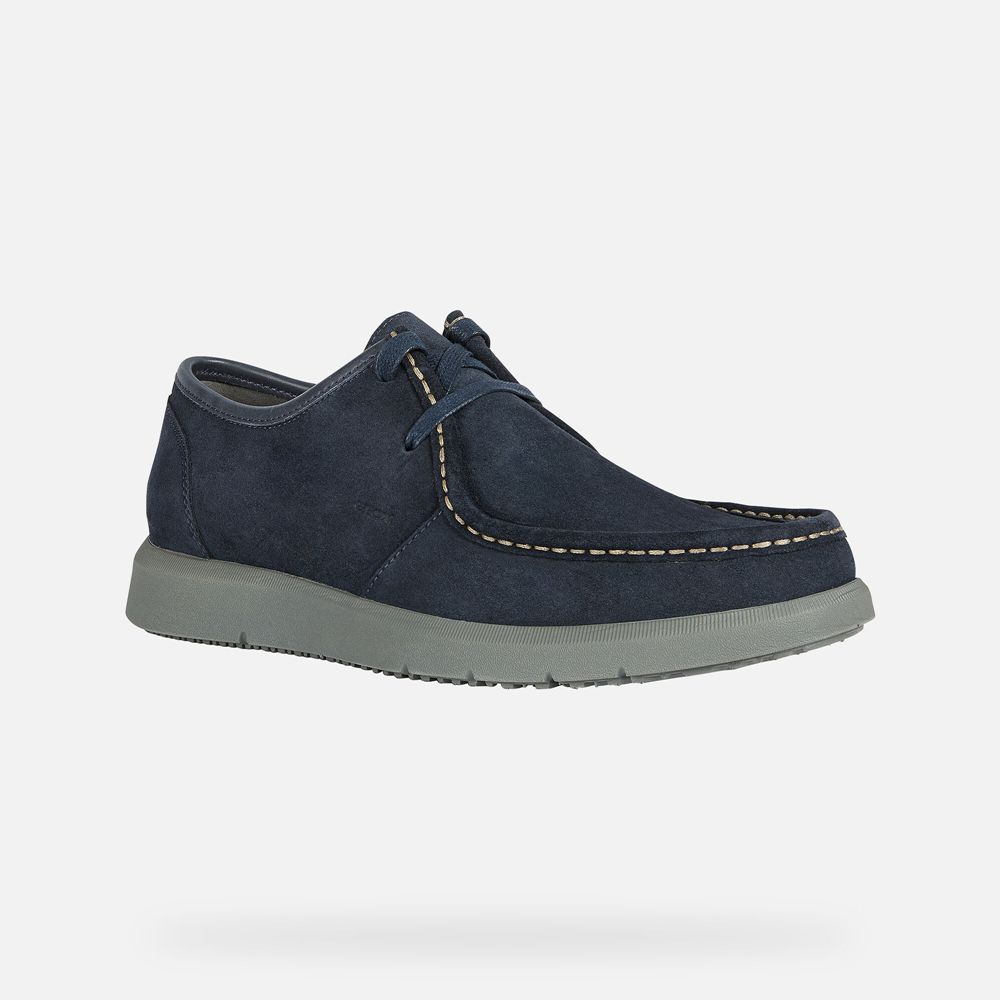 Sapatos Casuais Geox Homem Azul Marinho - Errico - LJHMB0752